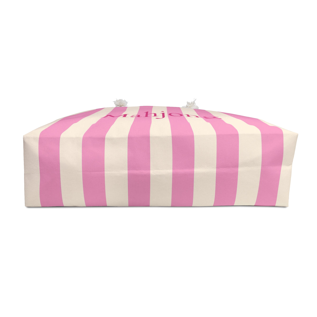 Pink Stripe Mahjong Weekender Bag